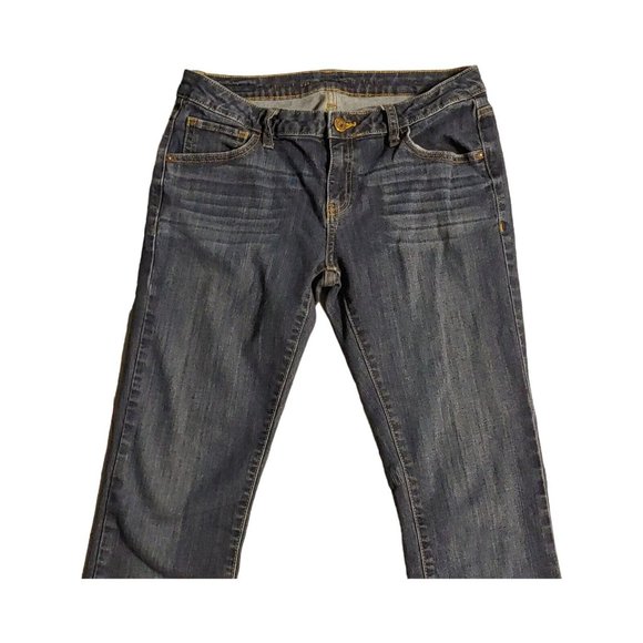 Simply Vera Vera Wang Bootcut Jeans Women's Size 8 Dark Wash Stretch Denim Pants - Picture 8 of 12